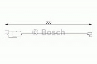 BOSCH 1987474573 -  Сигнализатор, износ тормозных колодок