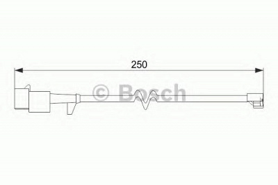 BOSCH 1987474574 -  Сигнализатор, износ тормозных колодок