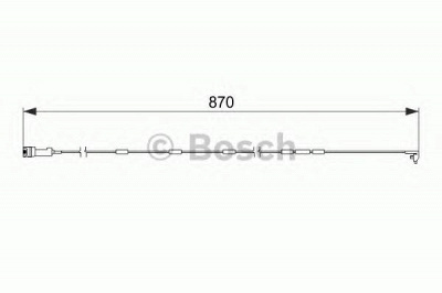 BOSCH 1987474578 -  Сигнализатор, износ тормозных колодок