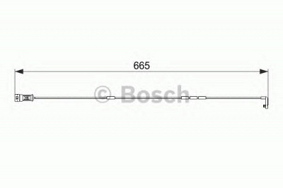 BOSCH 1987474579 -  Сигнализатор, износ тормозных колодок