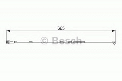 BOSCH 1987474580 -  Сигнализатор, износ тормозных колодок