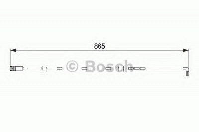 BOSCH 1987474586 -  Сигнализатор, износ тормозных колодок