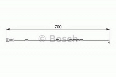 BOSCH 1987474588 -  Сигнализатор, износ тормозных колодок