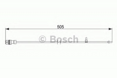 BOSCH 1987474593 -  Сигнализатор, износ тормозных колодок