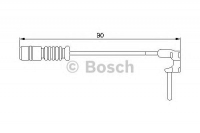 BOSCH 1987474901 -  Сигнализатор, износ тормозных колодок
