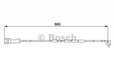 BOSCH 1987474908 -  Сигнализатор, износ тормозных колодок