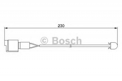 BOSCH 1987474910 -  Сигнализатор, износ тормозных колодок