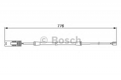 BOSCH 1987474925 -  Сигнализатор, износ тормозных колодок