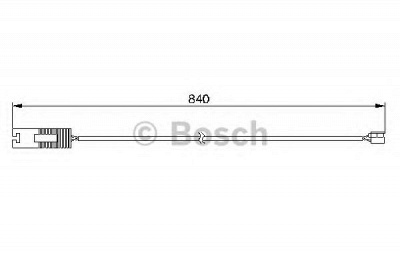 BOSCH 1987474956 -  Сигнализатор, износ тормозных колодок