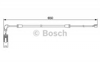 BOSCH 1987474960 -  Сигнализатор, износ тормозных колодок