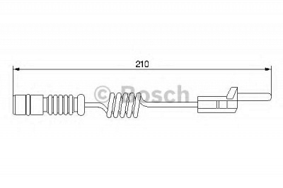 BOSCH 1987474969 -  Сигнализатор, износ тормозных колодок