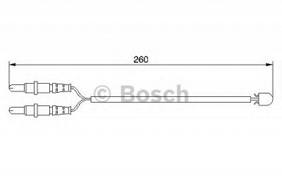 BOSCH 1987474975 -  Сигнализатор, износ тормозных колодок