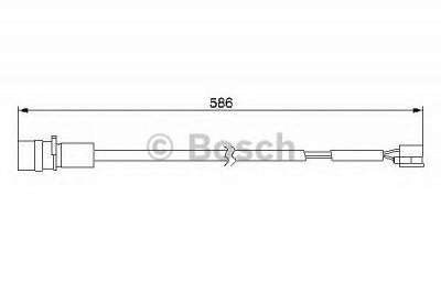 BOSCH 1987474985 -  Сигнализатор, износ тормозных колодок