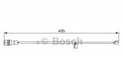 BOSCH 1987474992 -  Сигнализатор, износ тормозных колодок