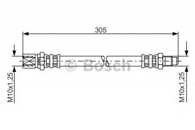 BOSCH 1987476003 -  Тормозной шланг