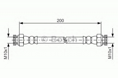 BOSCH 1987476006 -  Тормозной шланг