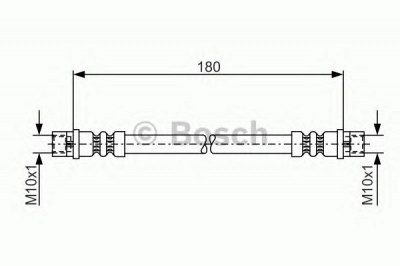 BOSCH 1987476018 -  Тормозной шланг