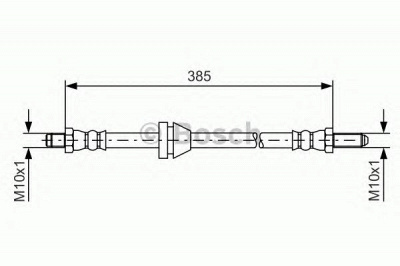 BOSCH 1987476021 -  Тормозной шланг
