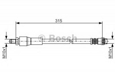BOSCH 1987476032 -  Тормозной шланг