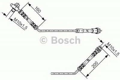 BOSCH 1987476054 -  Тормозной шланг