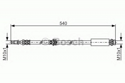BOSCH 1987476057 -  Тормозной шланг