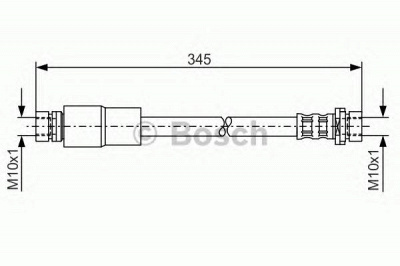 BOSCH 1987476058 -  Тормозной шланг