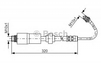 BOSCH 1987476067 -  Тормозной шланг
