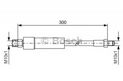 BOSCH 1987476074 -  Тормозной шланг