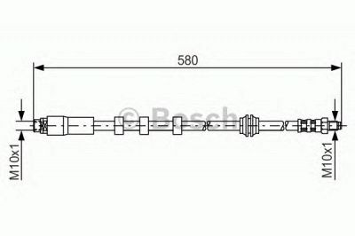 BOSCH 1987476093 -  Тормозной шланг