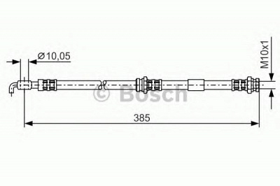 BOSCH 1987476110 -  Тормозной шланг