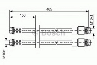 BOSCH 1987476125 -  Тормозной шланг