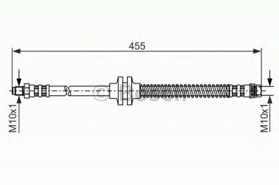 BOSCH 1987476126 -  Тормозной шланг