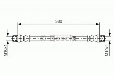 BOSCH 1987476138 -  Тормозной шланг