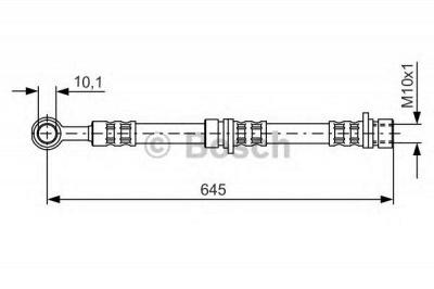 BOSCH 1987476155 -  Тормозной шланг
