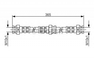 BOSCH 1987476159 -  Тормозной шланг