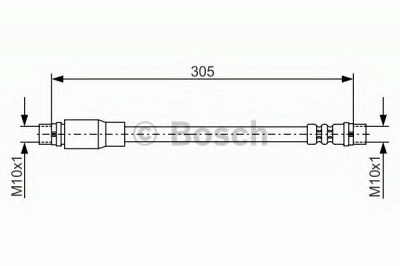 BOSCH 1987476171 -  Тормозной шланг