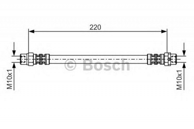 BOSCH 1987476175 -  Тормозной шланг