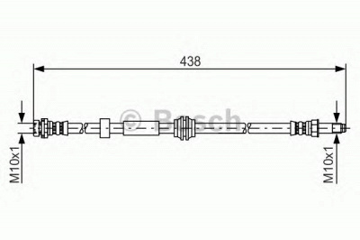 BOSCH 1987476181 -  Тормозной шланг