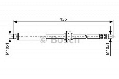 BOSCH 1987476182 -  Тормозной шланг