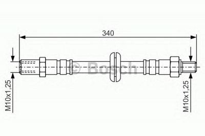 BOSCH 1987476191 -  Тормозной шланг