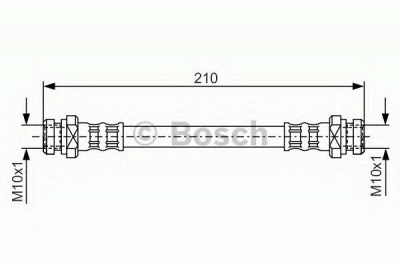 BOSCH 1987476193 -  Тормозной шланг
