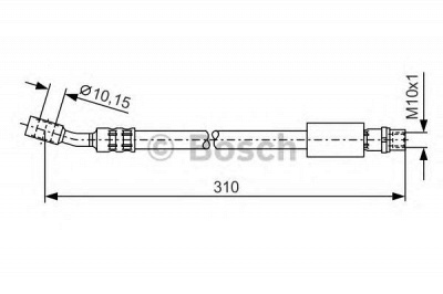 BOSCH 1987476202 -  Тормозной шланг