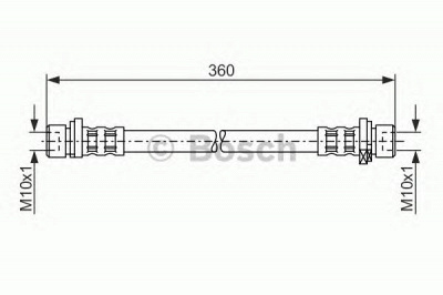 BOSCH 1987476210 -  Тормозной шланг