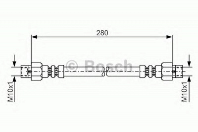 BOSCH 1987476234 -  Тормозной шланг