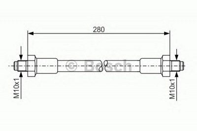 BOSCH 1987476267 -  Тормозной шланг