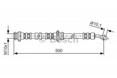 BOSCH 1987476279 -  Тормозной шланг