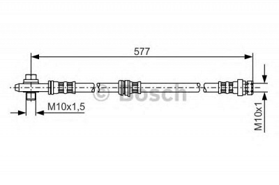 BOSCH 1987476282 -  Тормозной шланг