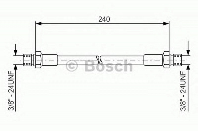 BOSCH 1987476288 -  Тормозной шланг