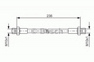 BOSCH 1987476289 -  Тормозной шланг