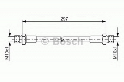 BOSCH 1987476290 -  Тормозной шланг